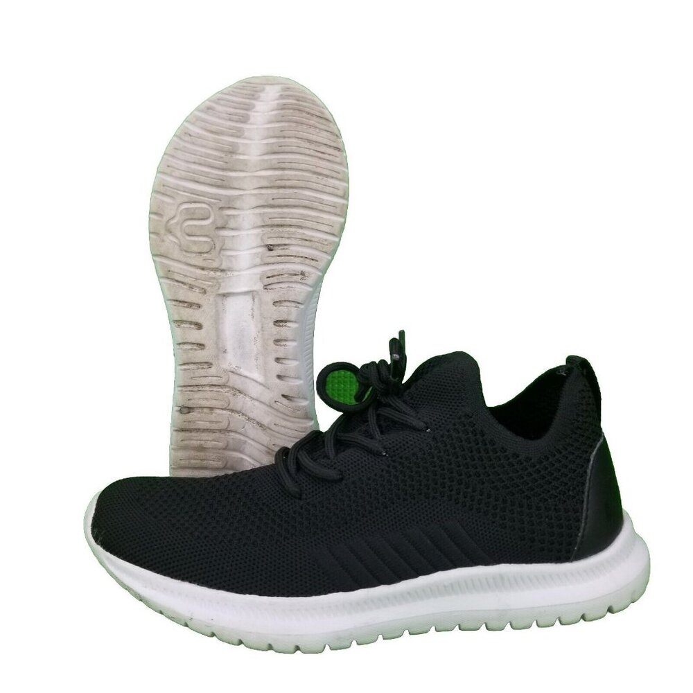 ✅ Womens 6 Charly Resolve Knit Running Shoes Athletic Sneakers Black Mesh - Picture 2 of 11